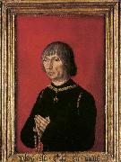 unknow artist Portrait of Louis of Gruuthuse oil painting on canvas